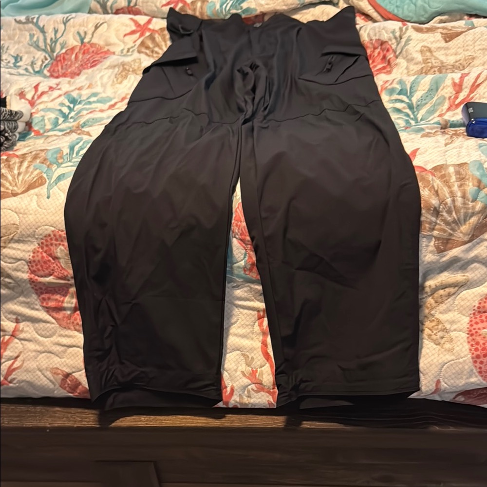 Black Women's Track Pants completely waterproof